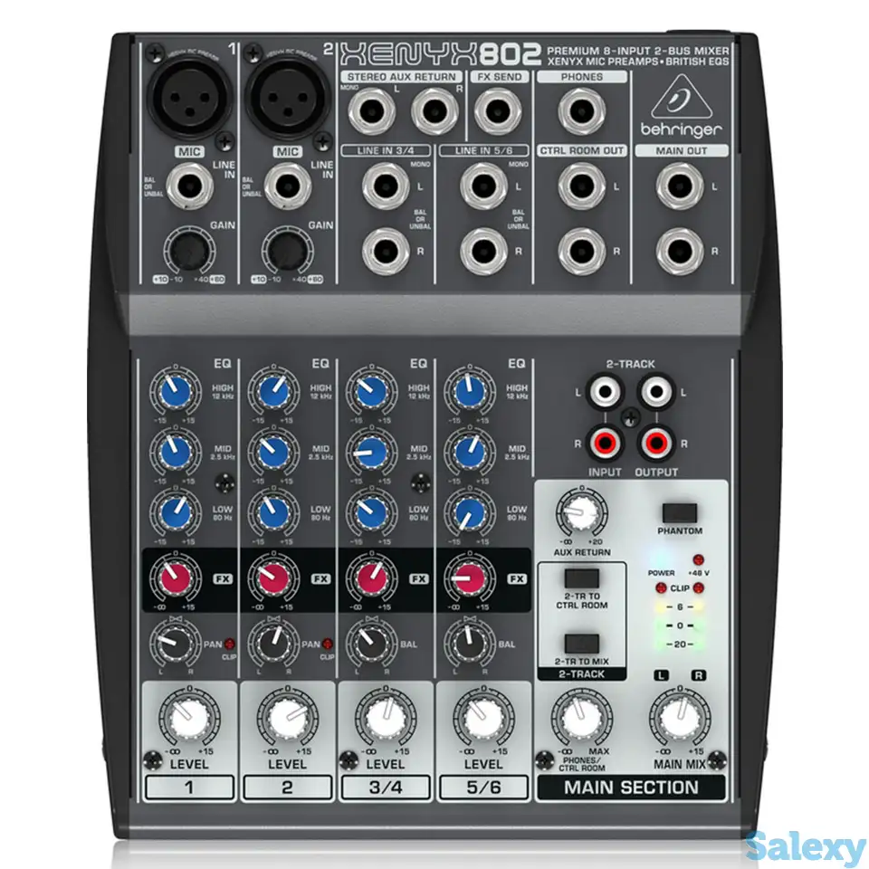 Аналоговый микшерный пульт behringer 802, фотография 1