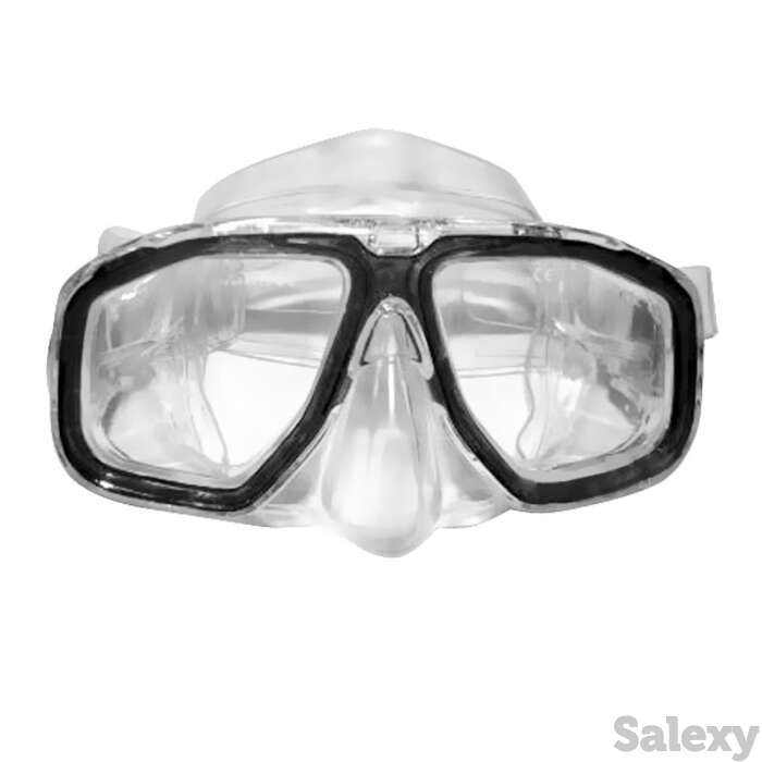 Маска для плавания marvel, прозрачный /черная, фотография 1