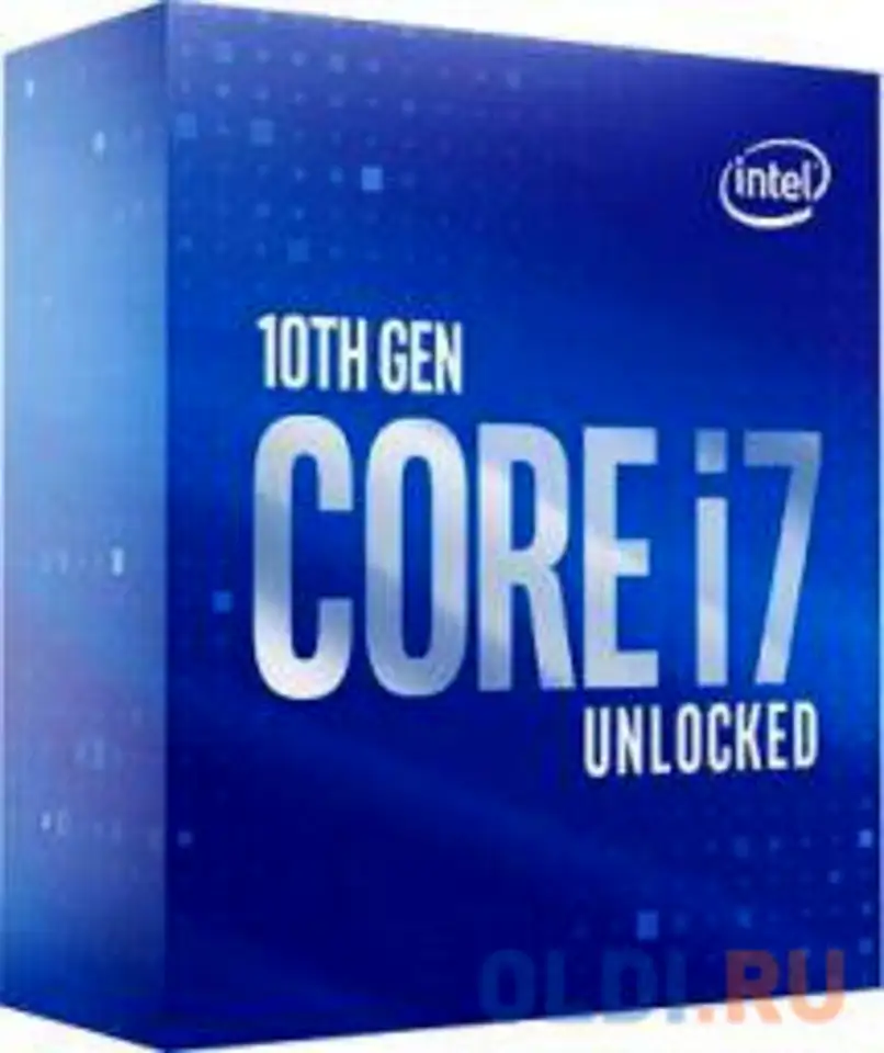 Процессор intel core i7 10700k box без кулера, фотография 1