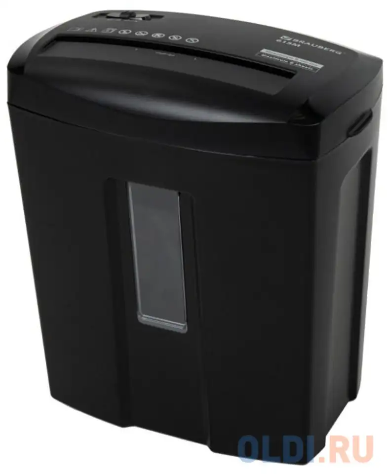 Уничтожитель (шредер) brauberg 615m, 5 уровень секретности, фрагменты 3х12 мм, 6, фотография 1