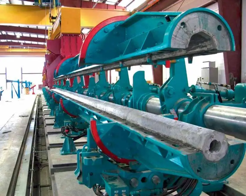 Оборудование для производства преднапряженных бетонных труб, столбов, центрифугирование и вибролитье, BFS., фотография 12