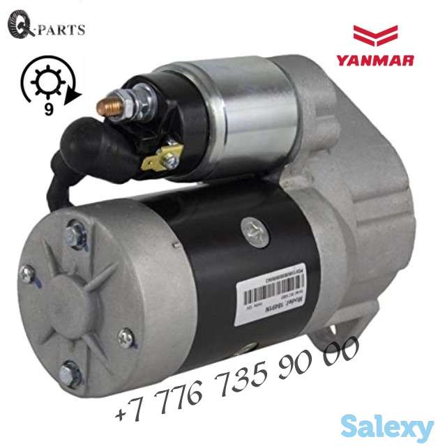 Стартер, дизельный двигатель Yanmar 4TNV98., фотография 2