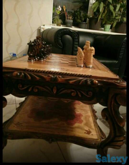 Шахматный столик. Авторской, ручной работы., фотография 5