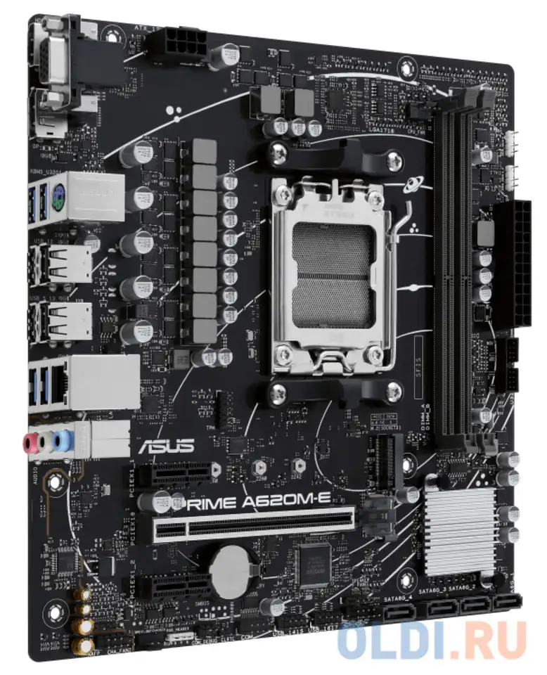 Prime a620m-e/am5,a620,usb 3.2 gen 1,aura,mb, фотография 1