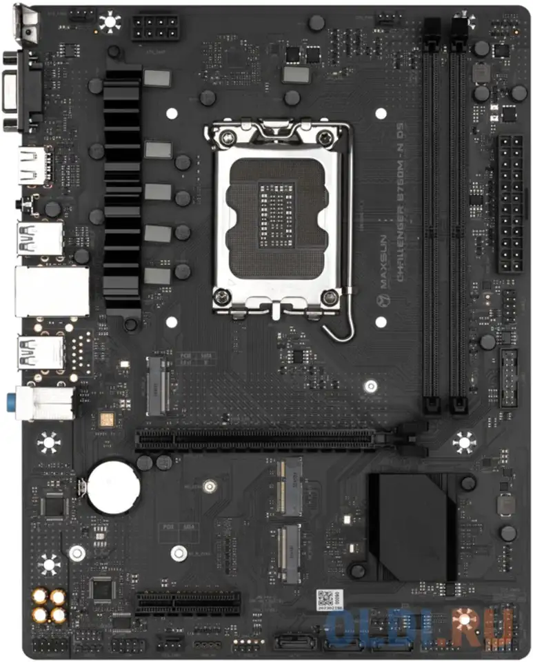 Материнская плата mb maxsun <ms-challenger b760m-n d5> lga1700 <b760> 1*pciex16, 1*pciex, фотография 1