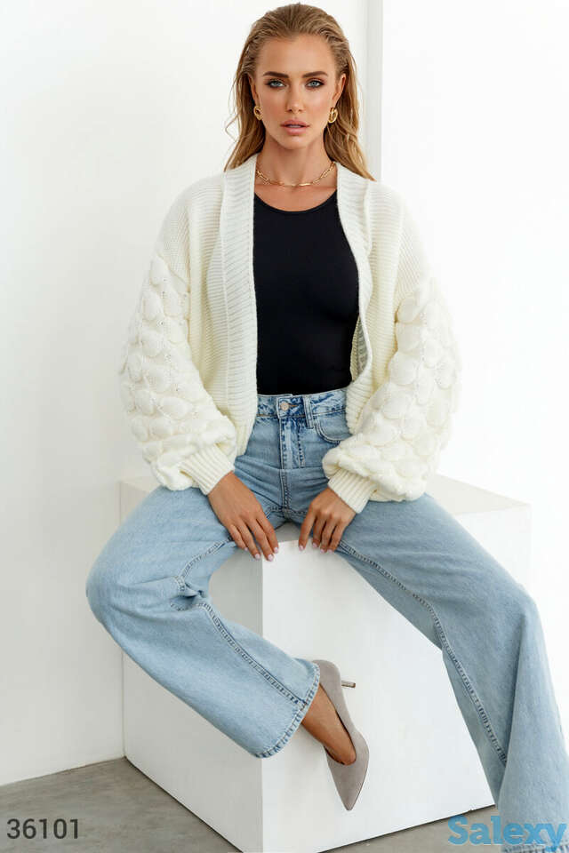 Светлый oversize-кардиган, фотография 1