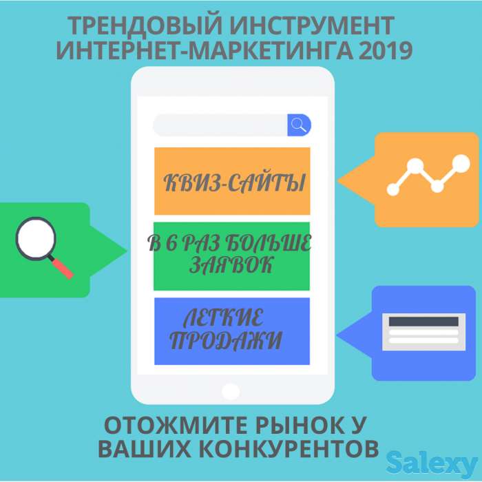 Взорвите рынок услуг трендовым инструментом 2019 года КВИЗ-САЙТОМ со средней конверсии 22%., фотография 1