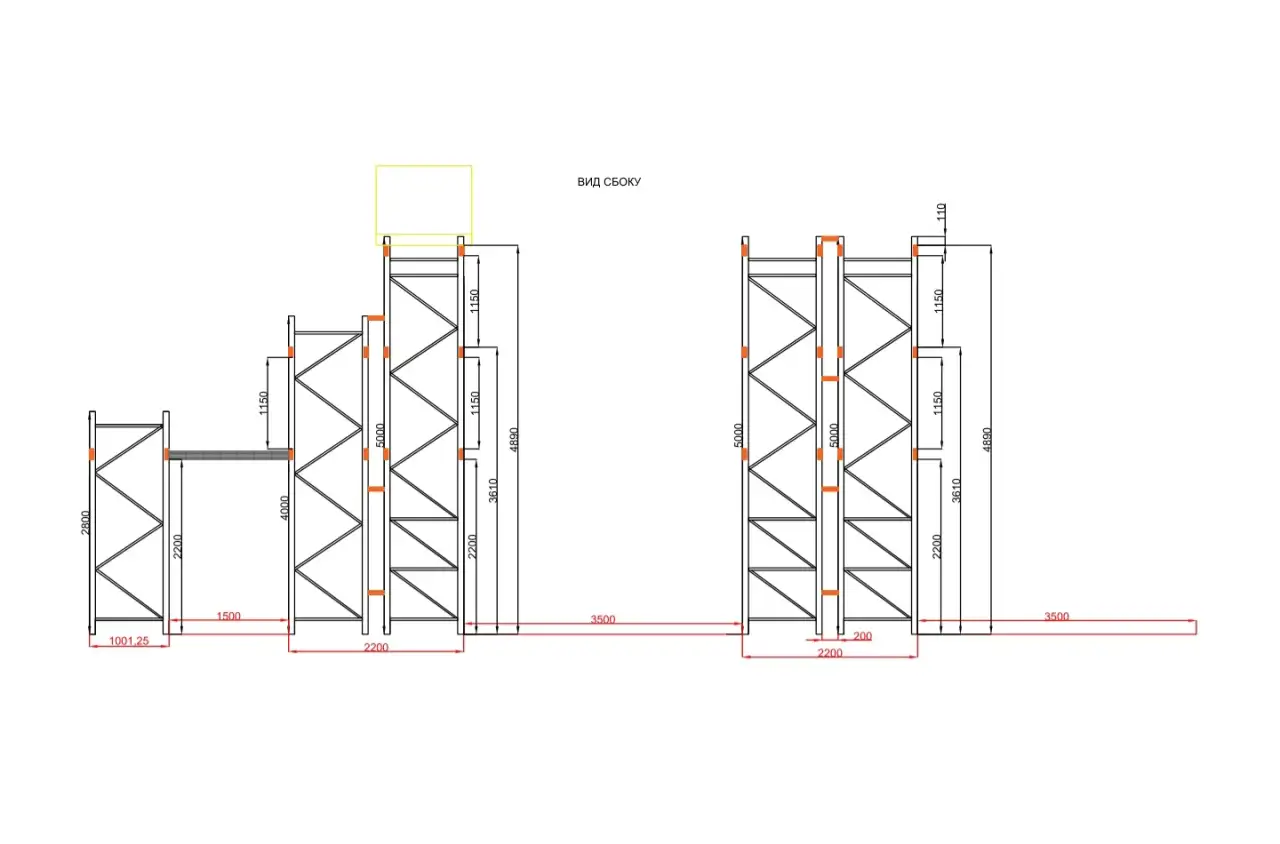 Продам складские стеллажи под паллеты, фотография 8
