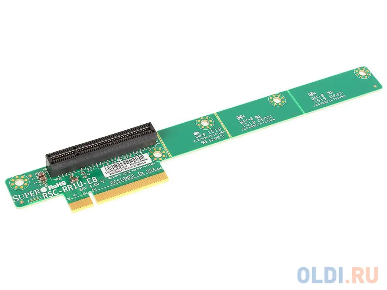 Рейзер supermicro rsc-rr1u-e8 1u/pci-e to pci-ex8, фотография 1