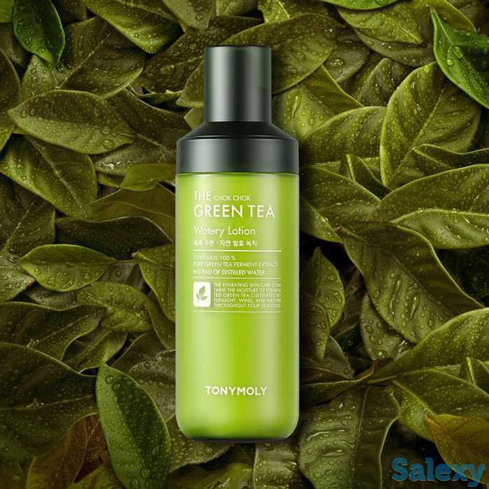 Лосьон для лица tony moly the chok chok green tea watery lotion, фотография 2