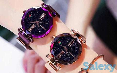 Starry Sky Watch - эксклюзивные женские часы в наборе с браслетами, фотография 2