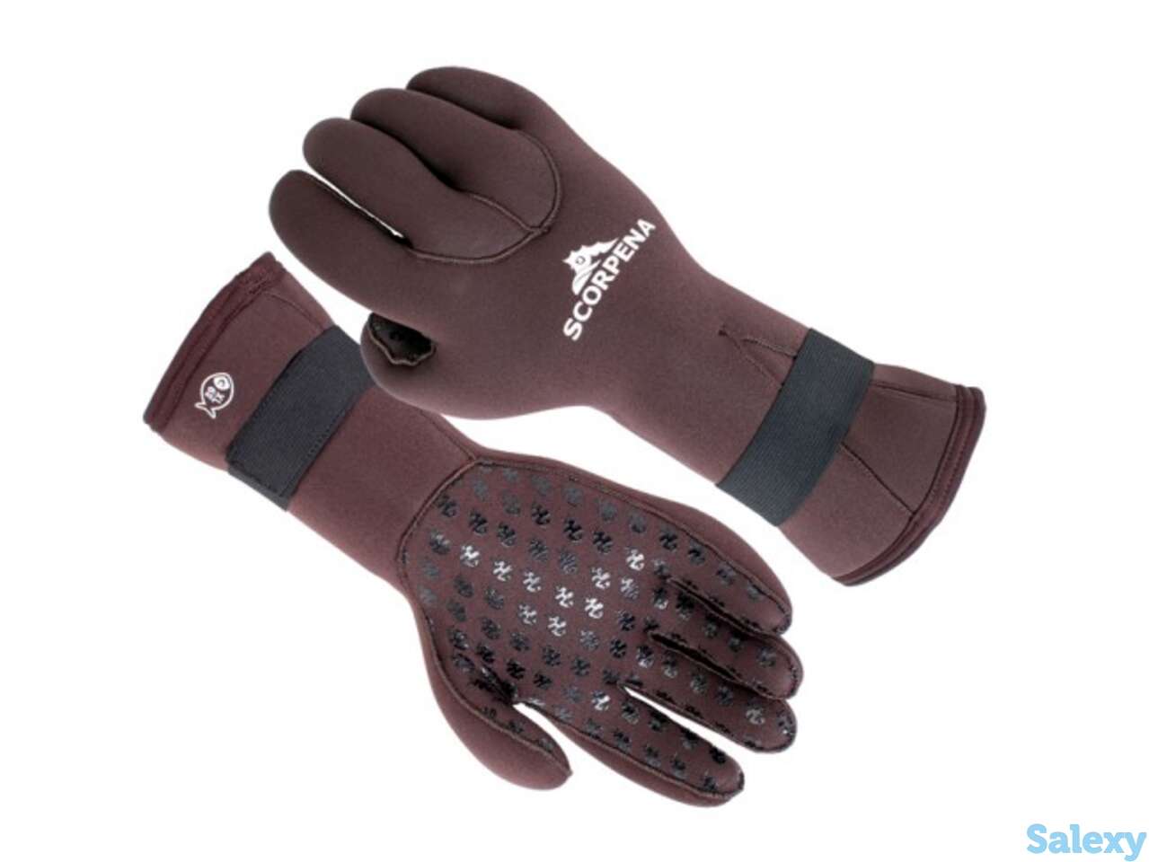 Перчатки scorpena c - 6 мм, коричневый, фотография 1
