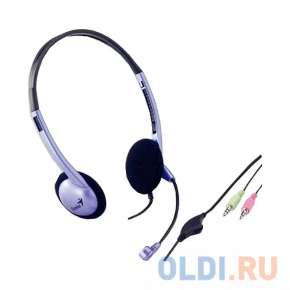 Наушники+микрофон genius  hs-02b, фотография 1