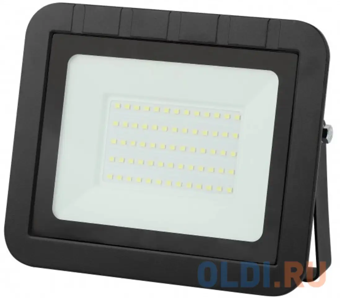 Эра б0043591 прожектор светодиодный lpr-061-0-65k-050 50вт 4600лм 6500к 205x165x33, фотография 1