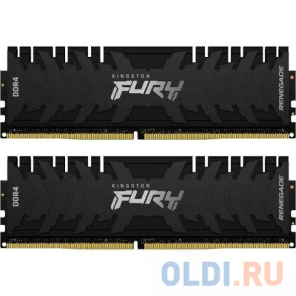 Оперативная память для компьютера kingston kf426c15rbk2/64 dimm 64gb ddr4 2666 mhz, фотография 1