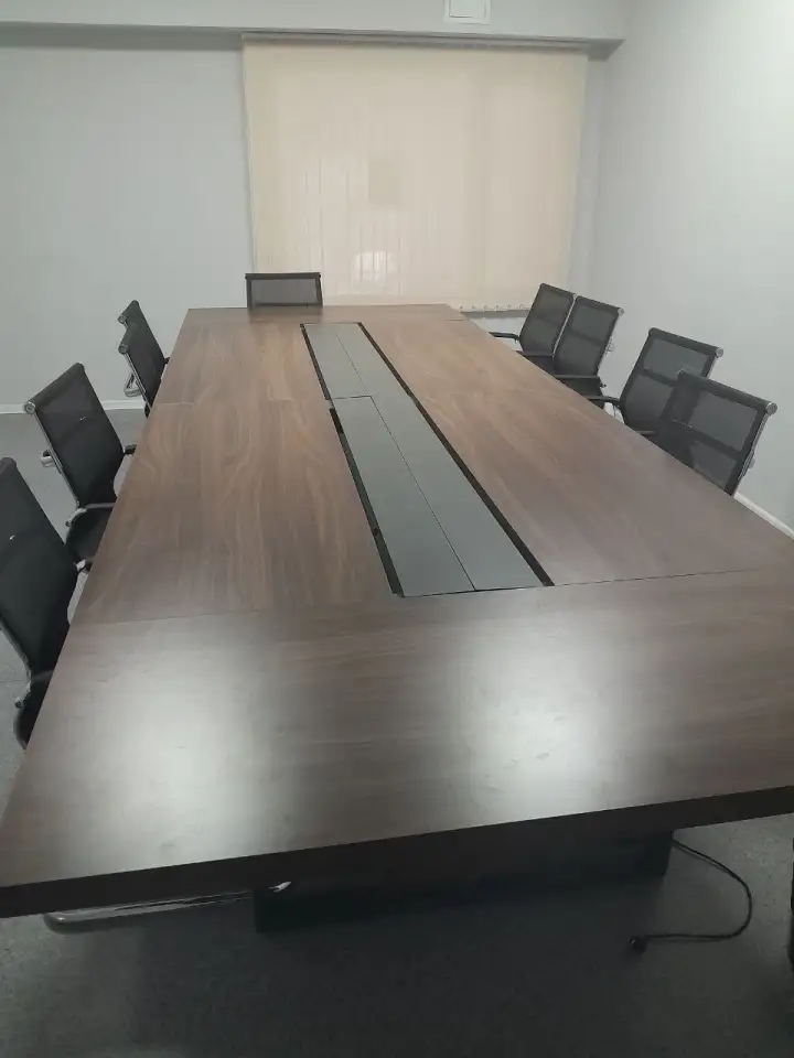 СТОЛ  ДЛЯ СОВЕЩАНИЙ  СО СТУЛЬЯМИ 10 шт, фотография 4
