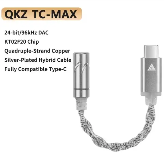 ЦАП усилитель QKZ CX31993 Type-C на 3,5 мм, фотография 7