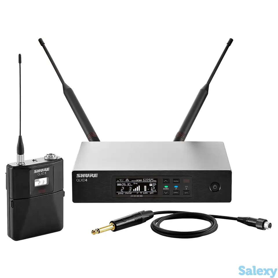 Инструментальная радиосистема shure qlxd14e-g51, фотография 1
