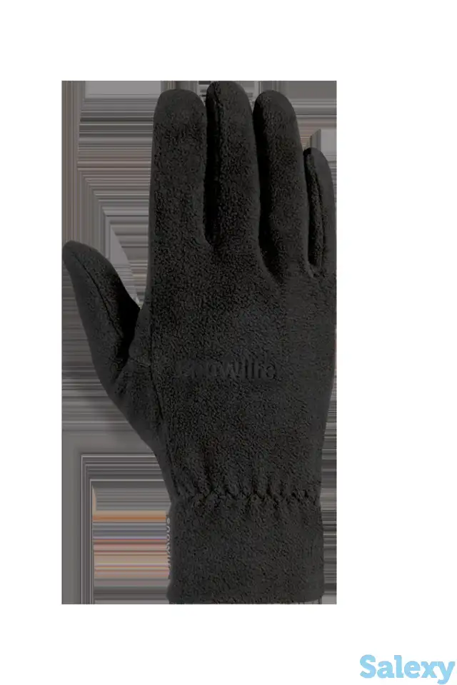 Перчатки snowlife city fleece glove lady black, фотография 1