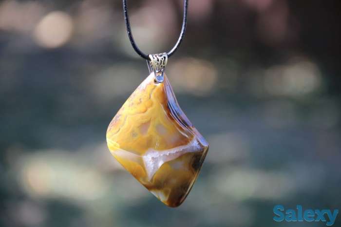 Эксклюзивные украшения из агата и окаменелого дерева ручной работы!, фотография 4