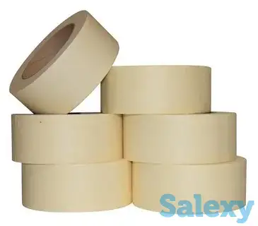 малярная бумажная лента температурная 60 с 18,24,36,48 мм х 25 м, фотография 1