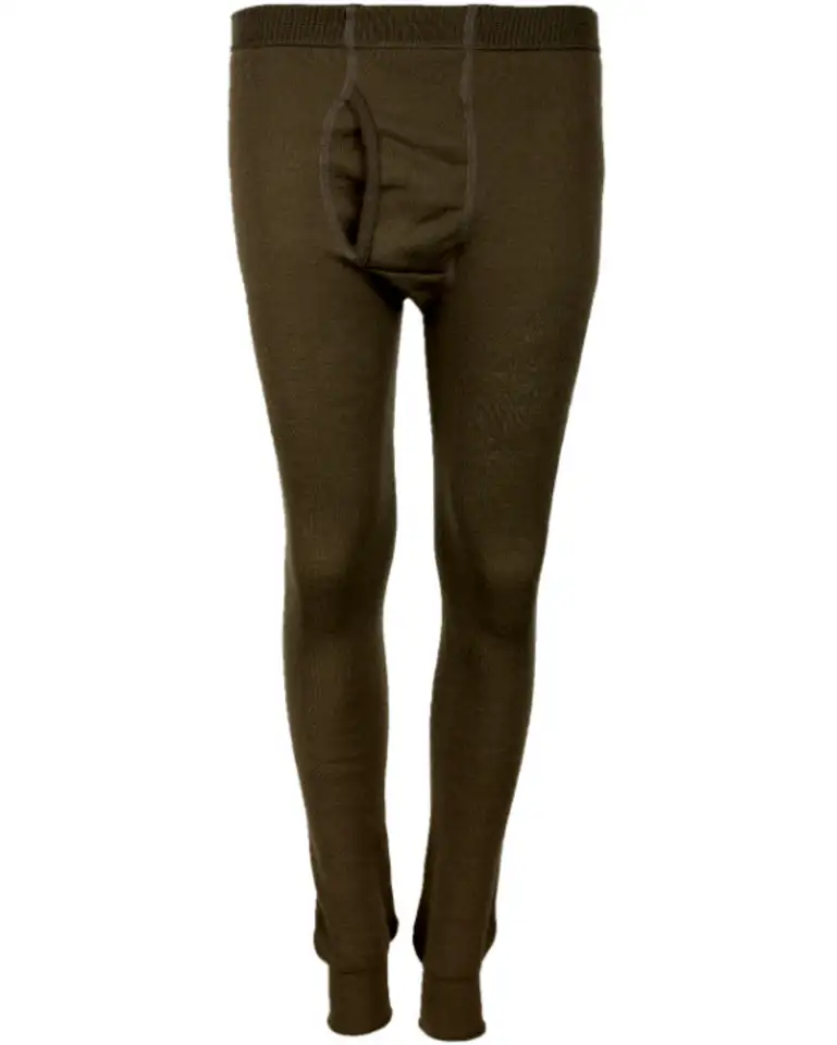 Термобрюки woolpower base layer 200 pine green, фотография 20