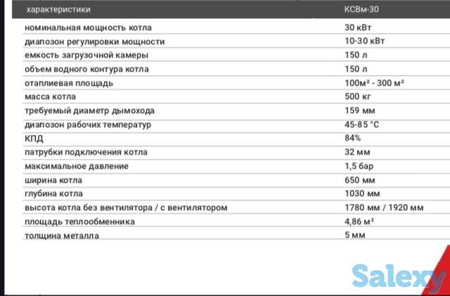 Котел отопления автоматического горения на 15 кВ - 600кВметров квадратных), фотография 1