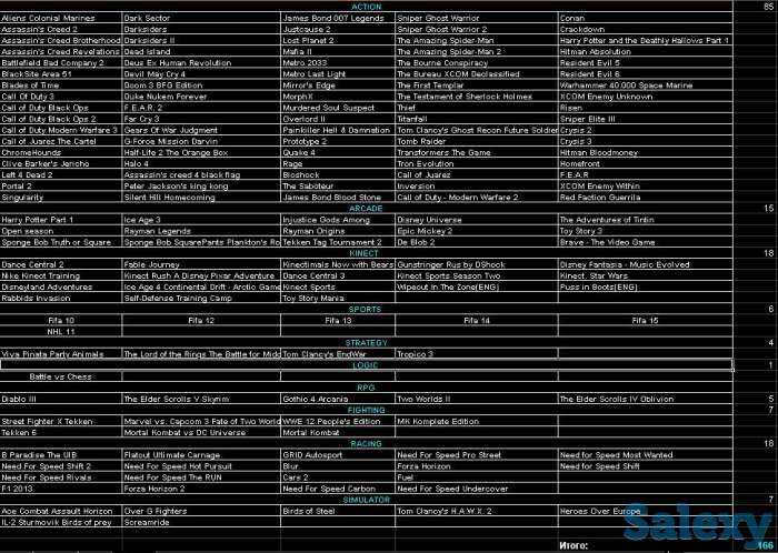 Коллекция игр для Xbox 360, фотография 4