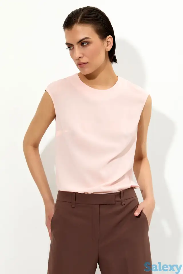 Базовая блузка из вискозы vassa&co, фотография 1