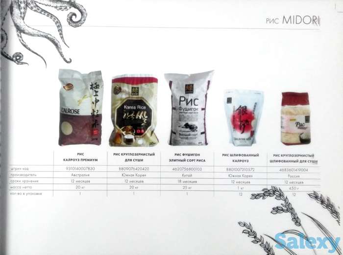 Приправы, морская капуста, васаби, чили, рис, лапша, уксус, фотография 12