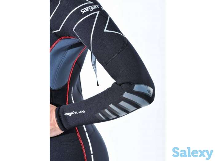 Гидрокостюм sargan nero long жен. монокостюм 3 мм красная строчка, фотография 8