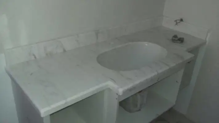 Мраморные столешницы. Изготовление столешниц из мрамора, гранита, травертина, оникса. Делаем замеры и монтаж, фотография 5