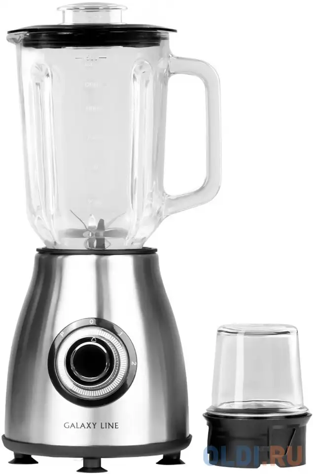 Блендер стационарный galaxy gl 2163 900вт серебристый, фотография 1