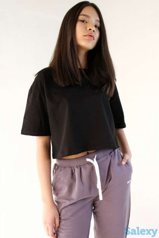 Кроп-топ (черный цвет), фотография 3