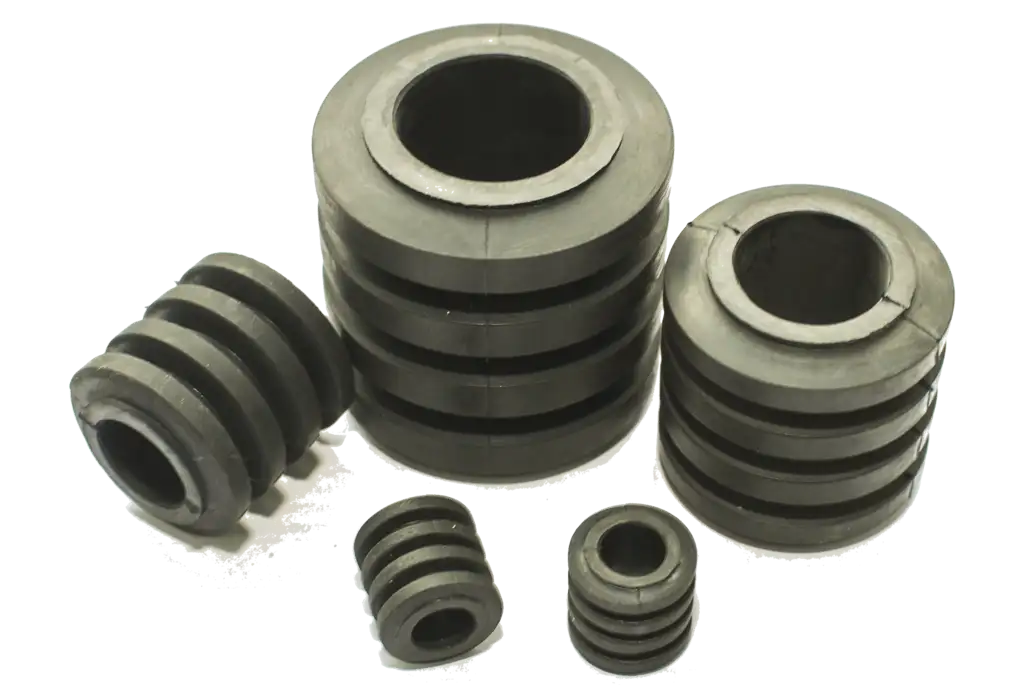 Втулки РТИ Диаметр: 10; 12; 14... мм, Высота: 6; 8; 15..., Тип: конические, фотография 1