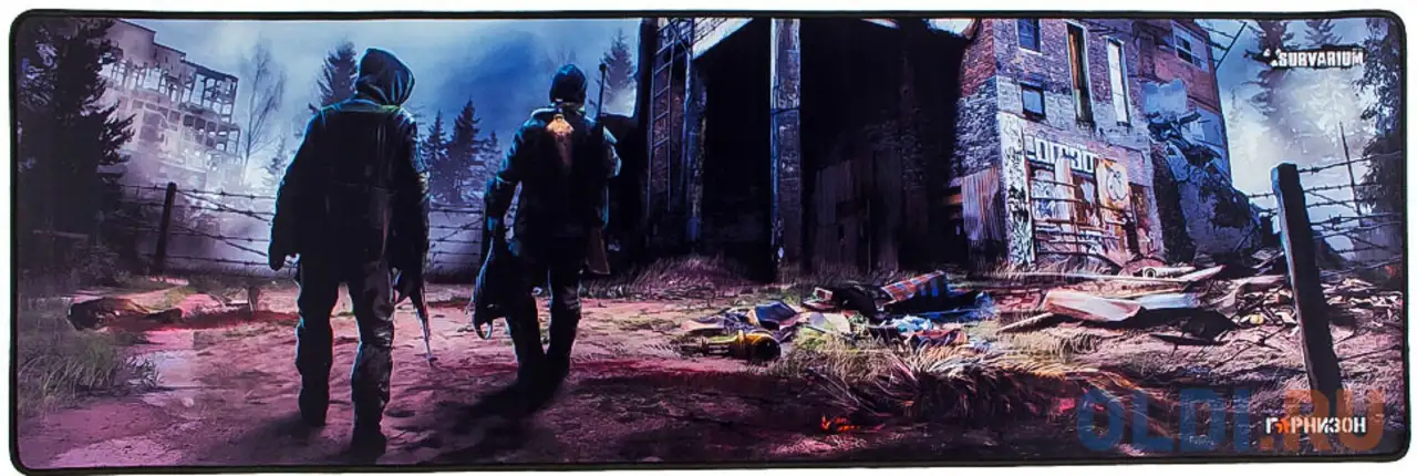 Коврик для мыши гарнизон gmp-300, игровой, дизайн- игра survarium, ткань/резина, размеры, фотография 1