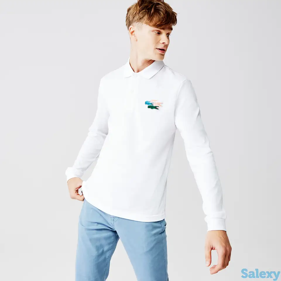 Мужское поло lacoste с длинным рукавом, фотография 1