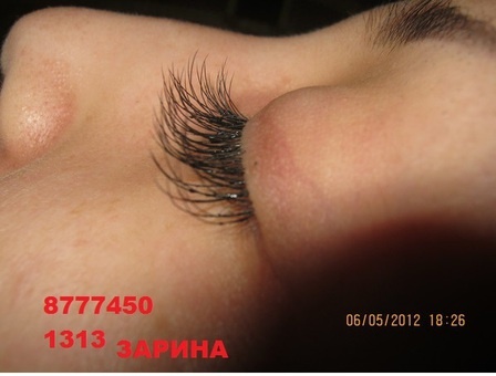 Наращивание 3D-Lashes ресниц, фотография 4