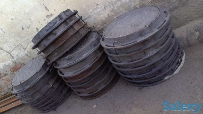 Люк чугунный, фотография 1