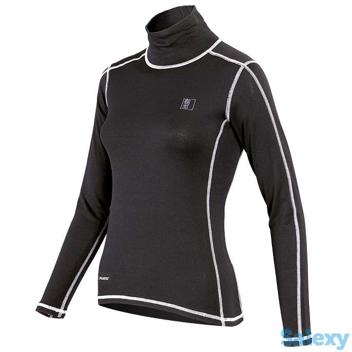 Термобелье майка сивера вуйма с воротником женская черная, фотография 2