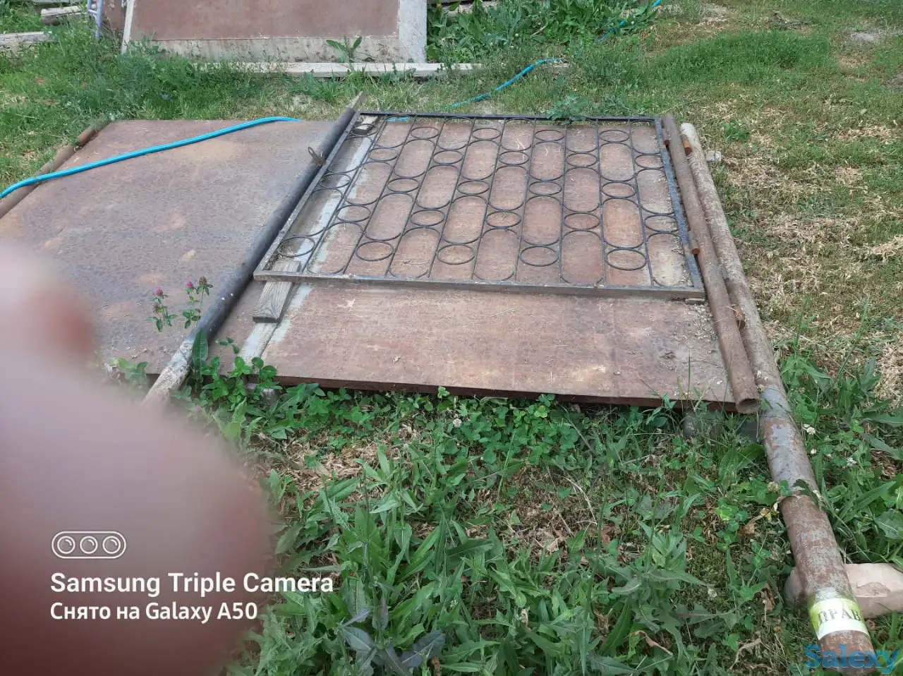 Продается Ворота (2х3) с калиткой из хорошего металла со времен СССР, фотография 1