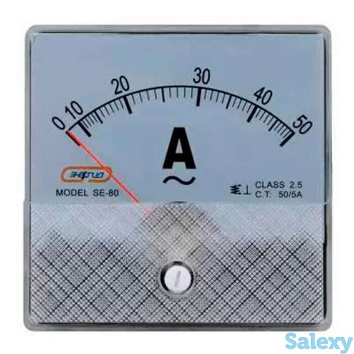 Амперметр SE-80 50А/5А Энергия, фотография 1