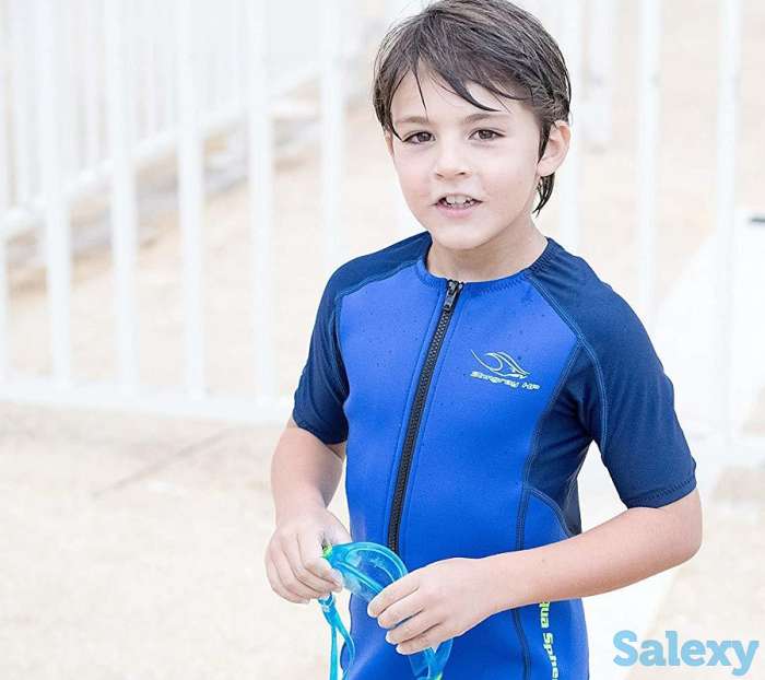 Гидрокостюм-шорти stingray, детский, 2 мм, pink/navy blue hp,, фотография 8