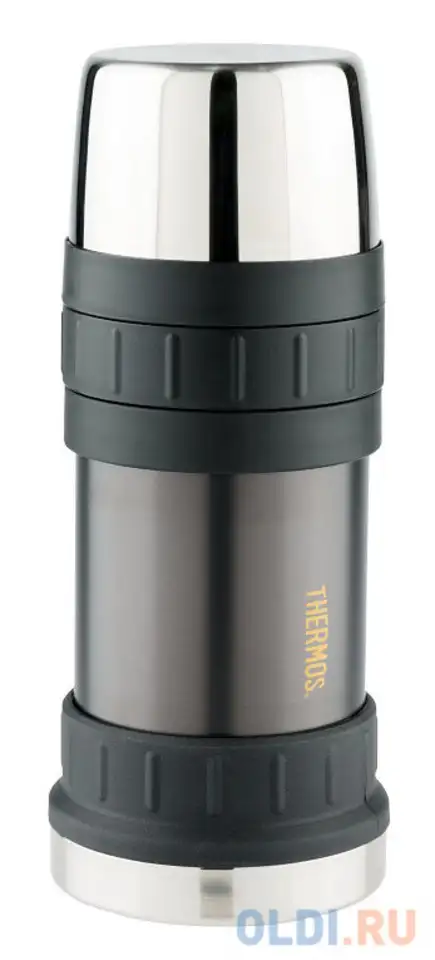 Термос thermos 2345gm 0,47л серебристый чёрный, фотография 1