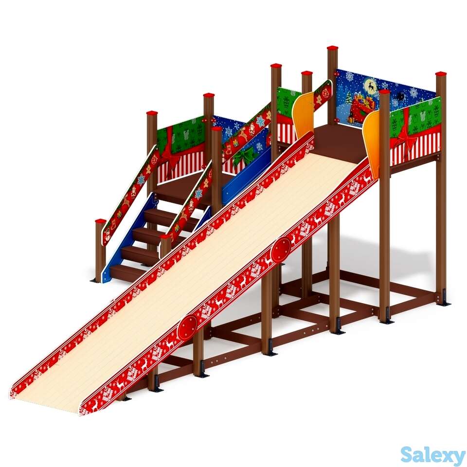 Горка зима (новый год) н-2000 ио 49.01.02-01, фотография 1