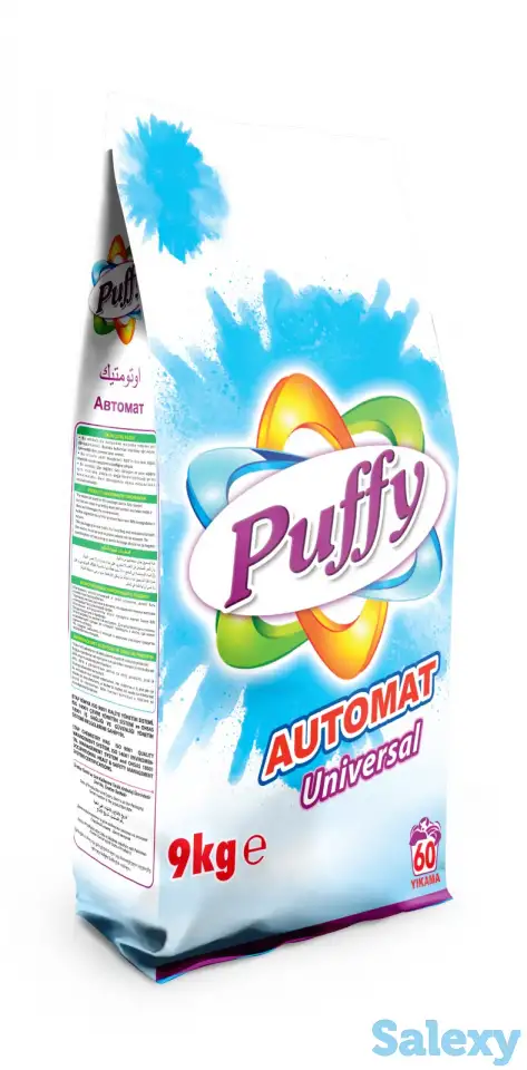 Стиральный порошок Puffy UNIVERSAL (Турция) в ассортименте (1,5кг; 3 кг; 4,5 кг; 6 кг; 9 кг; 20 кг), фотография 5