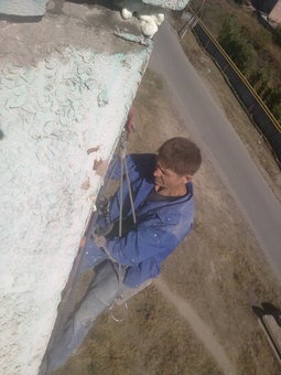 Промышленный альпинизм ,высотные работы, фотография 3