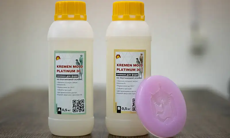 Литьевой силикон для форм 10-ка и 30-ка ОЛОВО и ПЛАТИНА фасовка 5кг и 10кг, фотография 5