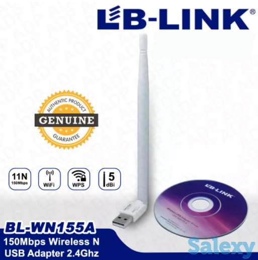 Продам беспроводной сетевой USB Wi-Fi адаптер для компьютеров/ноутбуков, LB-Link BL-WN155A, фотография 1