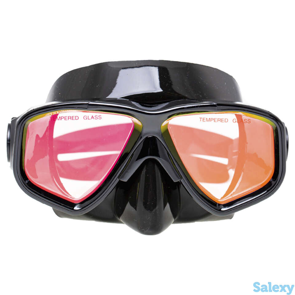 Маска marlin vega black с просветленными стеклами, фотография 1